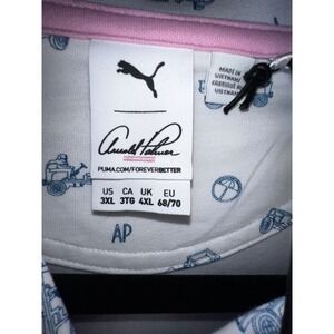 Men’s 3X Golf Polo Puma & Arnold Palmer Collab Golf Polo 3XL Tractor Print New